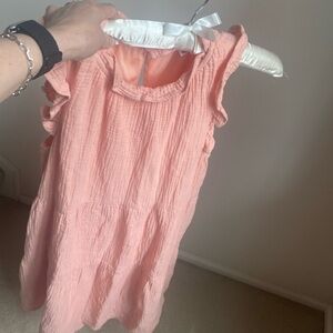 Dress by Socialite, Peach color, size small and lined. Pretty and fun texture